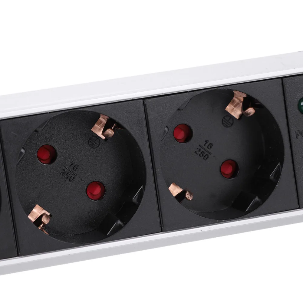 розетка розетки 220 В 3 гнезда выдвижной стены Мощность разъем универсальные ЕС Plug