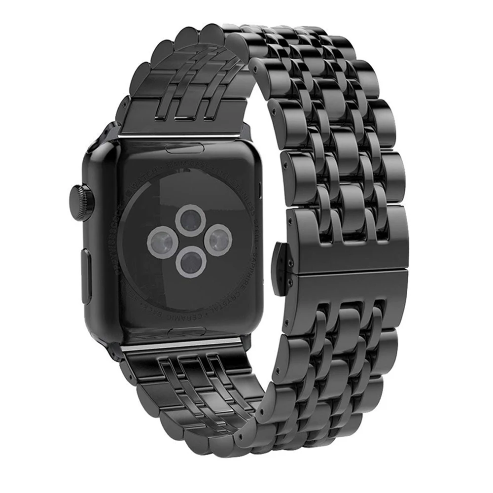 Ремешок из нержавеющей стали для Apple watch 6 Band se 5 4 44 мм 40 сменный Браслет 3 42 38 мм|strap