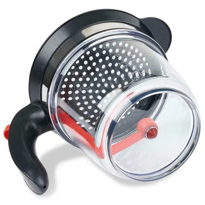 

Fat Separator with Bottom Release Fat Dispenser Gravy Strainer 1000ML Home Kitchen Hotel Best Gift