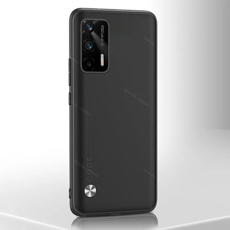luxury leather phone case for realme gt master edition cover case for oppo realme gtmaster g t explorer master cover coque free global shipping