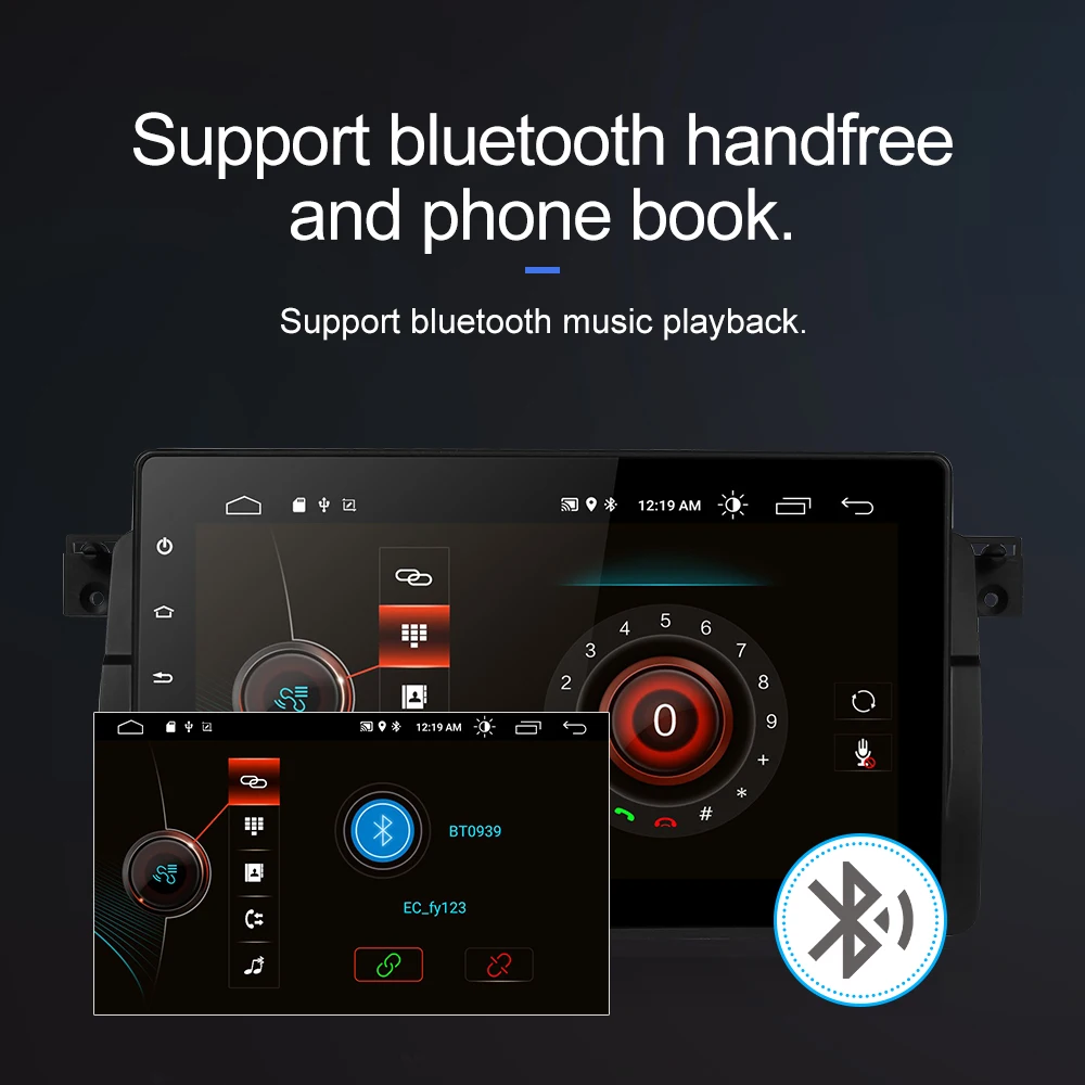 Isudar 1 Din Android авто радио для BMW/E46/M3/Rover/3 серии автомобильный GPS мультимедийный плеер