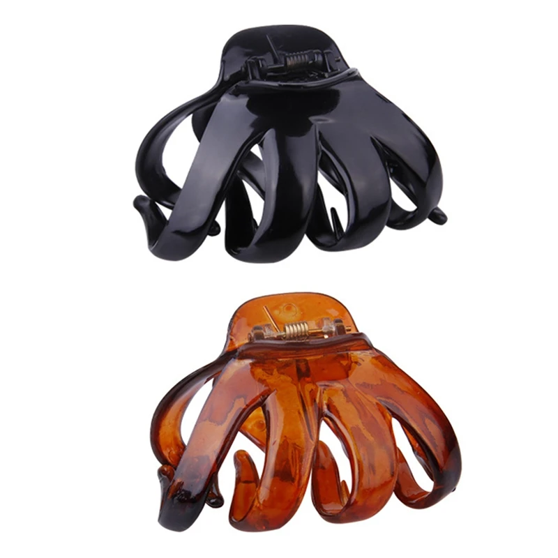 

Women Octopus Hair Claw Hairpin Clip Lady Solid Fashion Plastic Styling Tools Hair Clip Hairpin