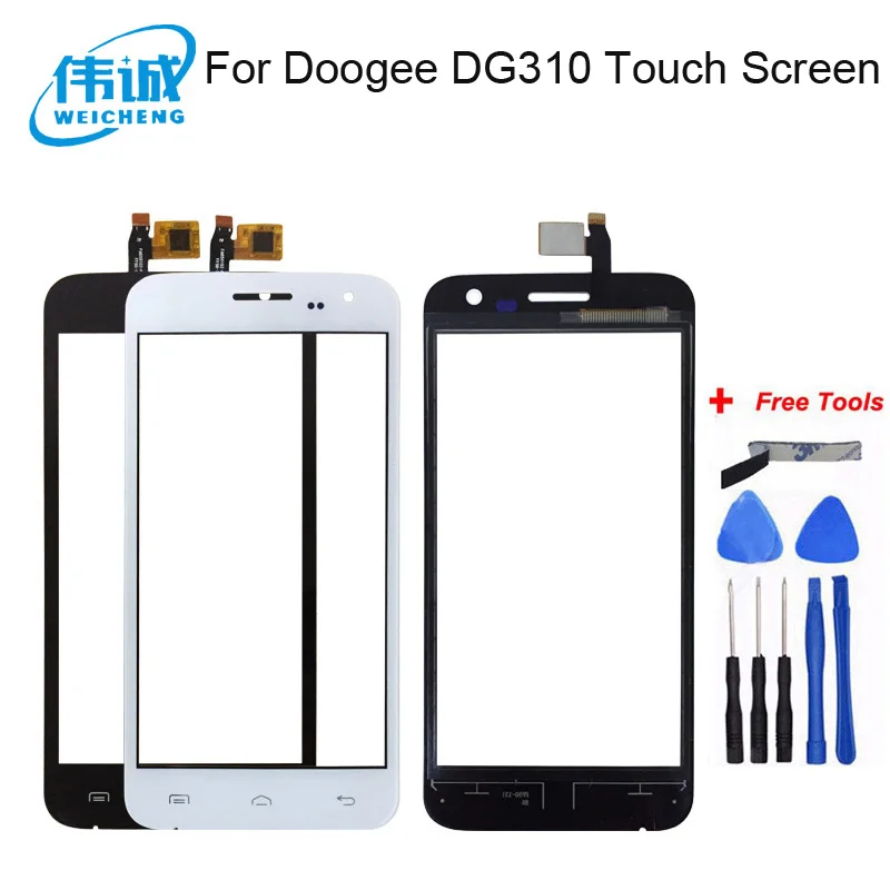 WEICHENG For Doogee Voyager2 DG310 TouchScreen Touch Screen Digitizer Glass Panel Sensor Replacement Parts+Tool | Мобильные телефоны