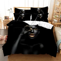 anime characters bedding set duvet cover set 3d bedding digital printing bed linen queen size bedding set fashion design
