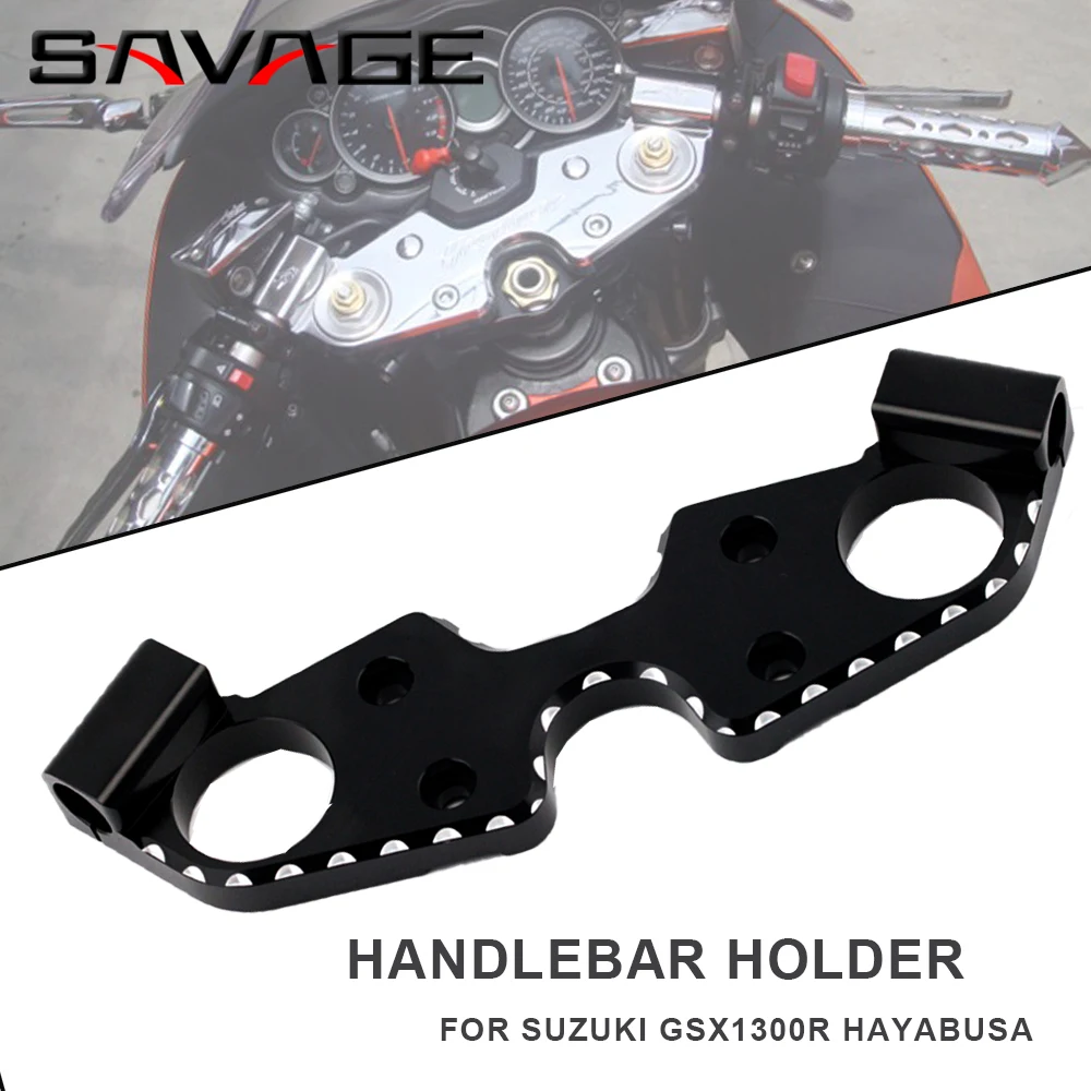 

GSX1300R Handlebar Holder For SUZUKI GSX 1300R HAYABUSA 2008-2020 Motorcycle Accessories Front Handle Bar Bracket Support Moto