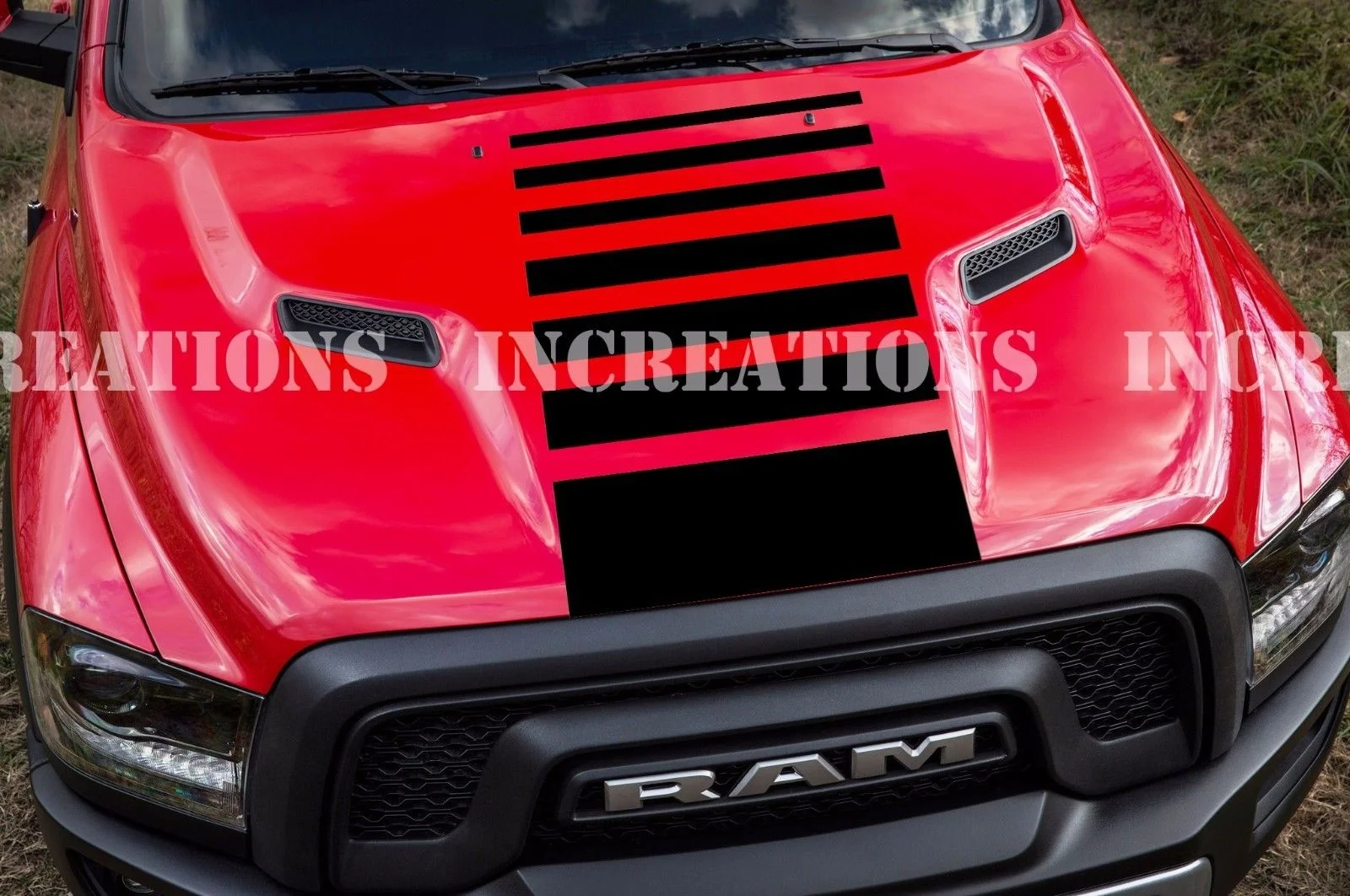 

Для универсального GMC Dodge Hood Chevy PickupTruck Racing Sport наклейка подходит для любого грузовика