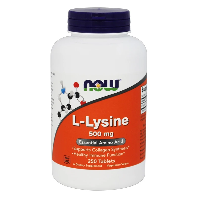 

Free shipping L-Lysine 500 mg Essential Amino Acid Supports Collagen Synthesis Healty Lmmune Function 250 Capsules