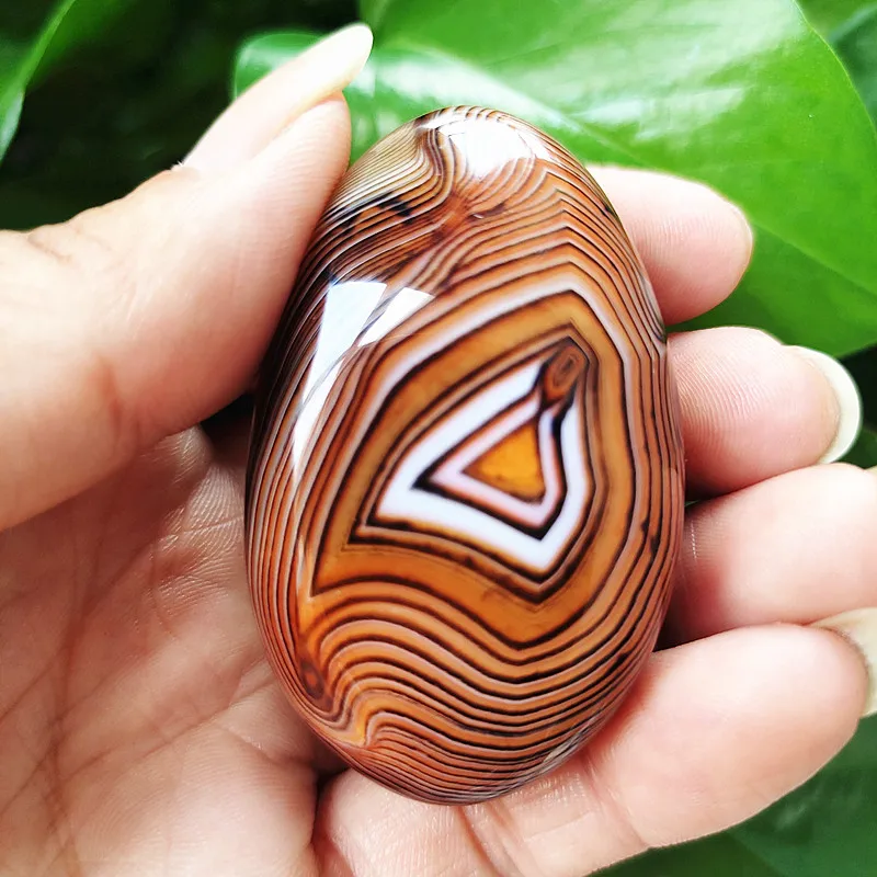 

Natural stone Sardonyx agate palm stones playthings small stones and crystals healing crystals