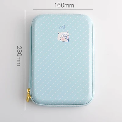 fox-big EVA Kawaii школьный пенал большой футляр для хранения ручки для девочек и мальчиков Милая коробка с канцелярскими принадлежностями комплект коробка художественные принадлежности - Цвет: fox-big