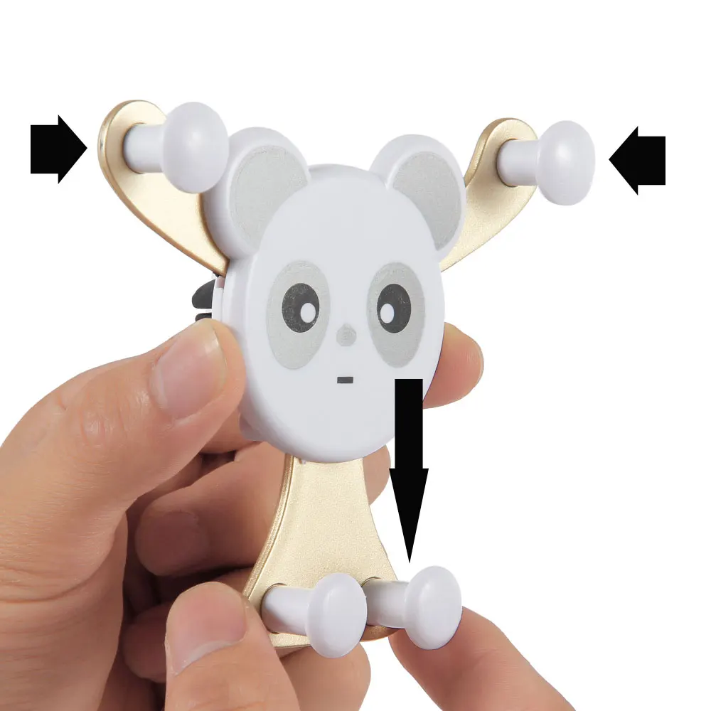 ODOMY Универсальный держатель для телефона на приборную панель автомобиля панда