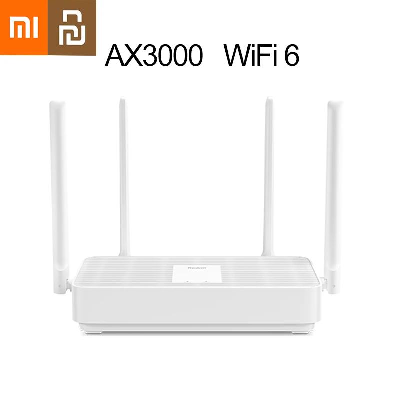 

Xiaomi Redmi Wireless Router AX3000 Wifi 6 Mesh WIFI Gigabit 2.4G/5.0GHz Dual-Band Router Signal Amplifier High Gain Antenna