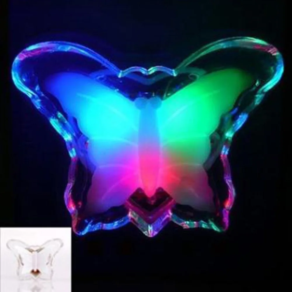 

0.1W Energy Saving LED Night Light Creative Butterfly Shape Lamp Romantic Socket LED Lights for Kids Room Decoration