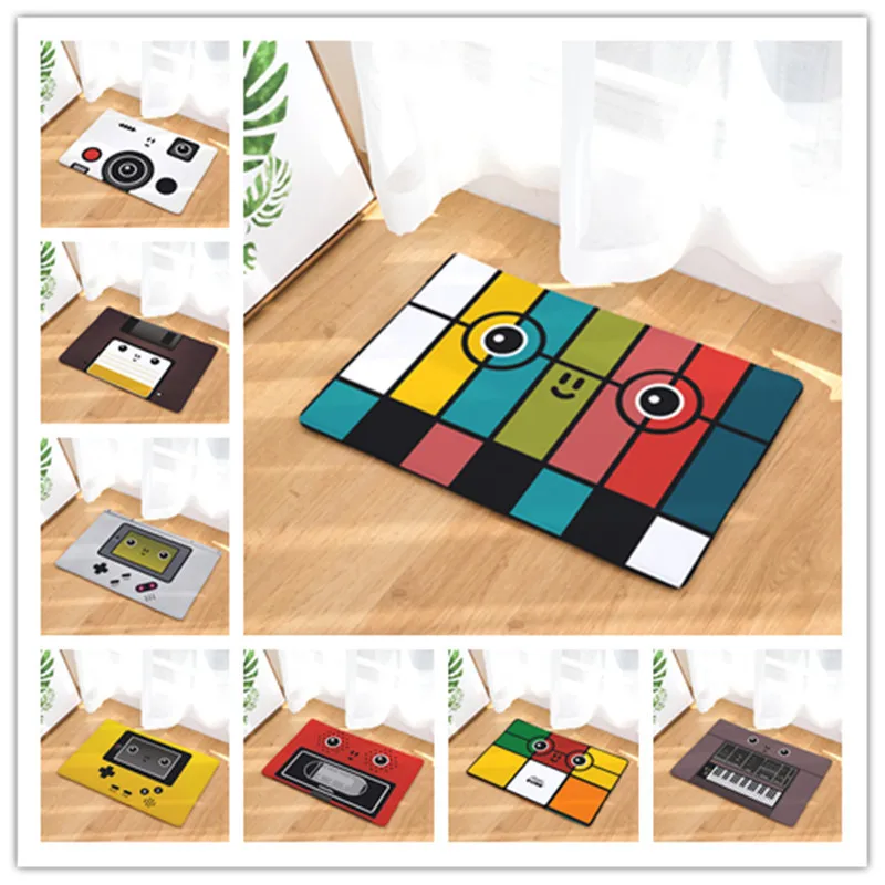 Новинка термотрансферный фланелевый коврик в стиле ретро цифровая наклейка на