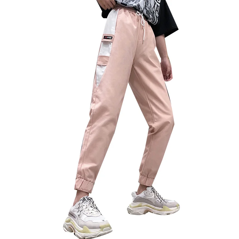 

Ankle Banded Working Pants Female French Wide