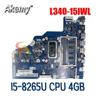 for lenovo ideapad l340 15iwl l340 17iwl portable motherboard nm c091 motherboard with i5 8265u cpu 4gb memory mainboard