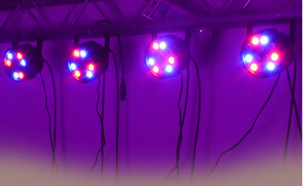 Горячий Par Светильник 12x3 Вт светодиодный RGB 3в1 сценический светильник ing effect DMX 512