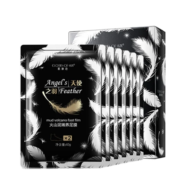 Вулканическая грязевая маска для ног отшелушивающая обновление педикюра