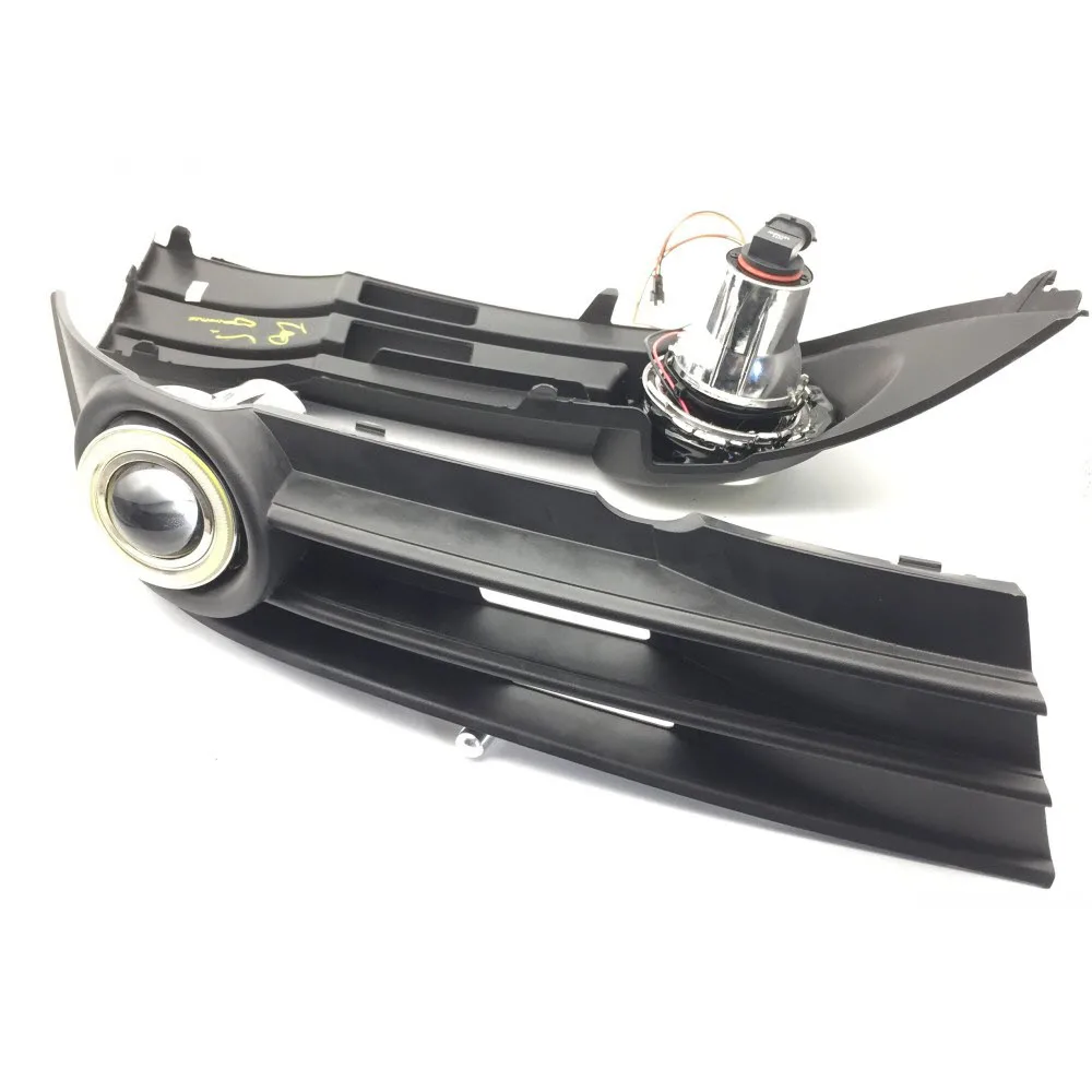 EeMrke для Volkswagen Touran I GP 2007 2010 светодиодный дневные ходовые огни Angel Eye галогенные