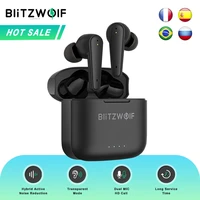dual anc blitzwolf bw fye11 tws bluetooth compatible v5 0 earphone active noise reduction hifi stereo hd calls touch control