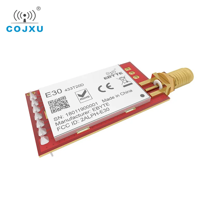

E30-433T20D SI4438 433Mhz 20dBm Wireless Module UART DIP Transmitter Long Range 2500m Wake-up on Radio SMA-K Antenna
