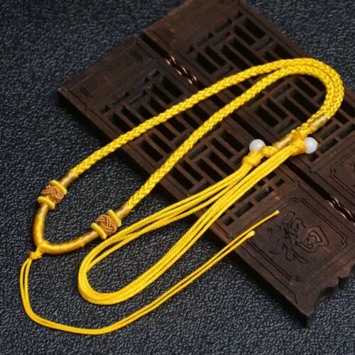 

Adjustable Braided String Rope Necklace For Jade Stone Crystal Etc Charm Pendant
