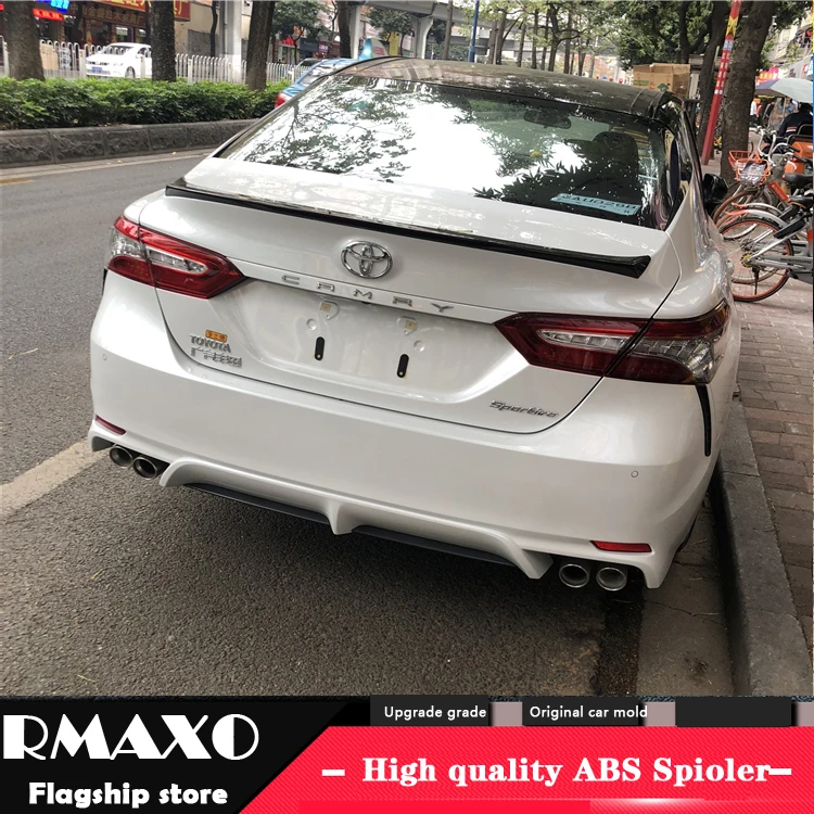 Спойлер для TOYOTA Camry 2018 высококачественный задний спойлер из АБС пластика заднего
