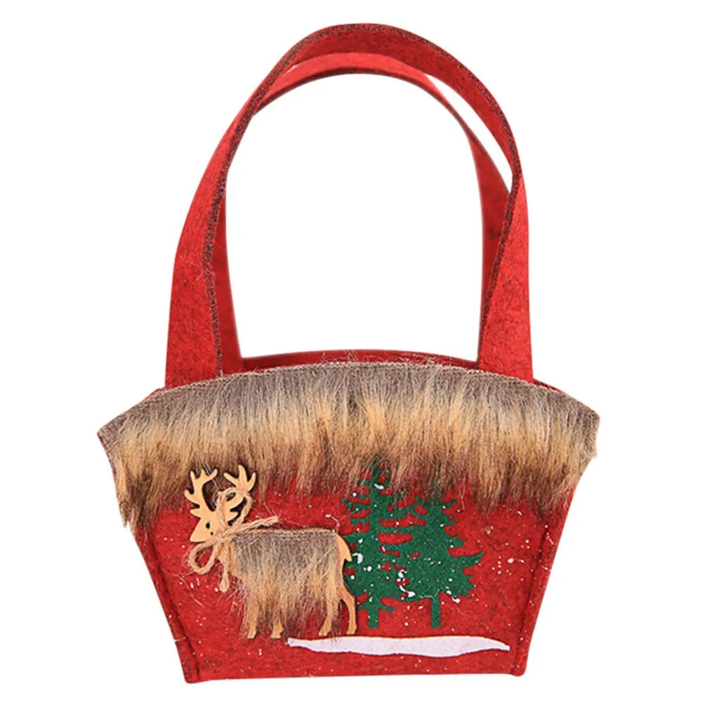 Рождественский пакет креативный мультфильм Новый подарок сумка мешок для конфет