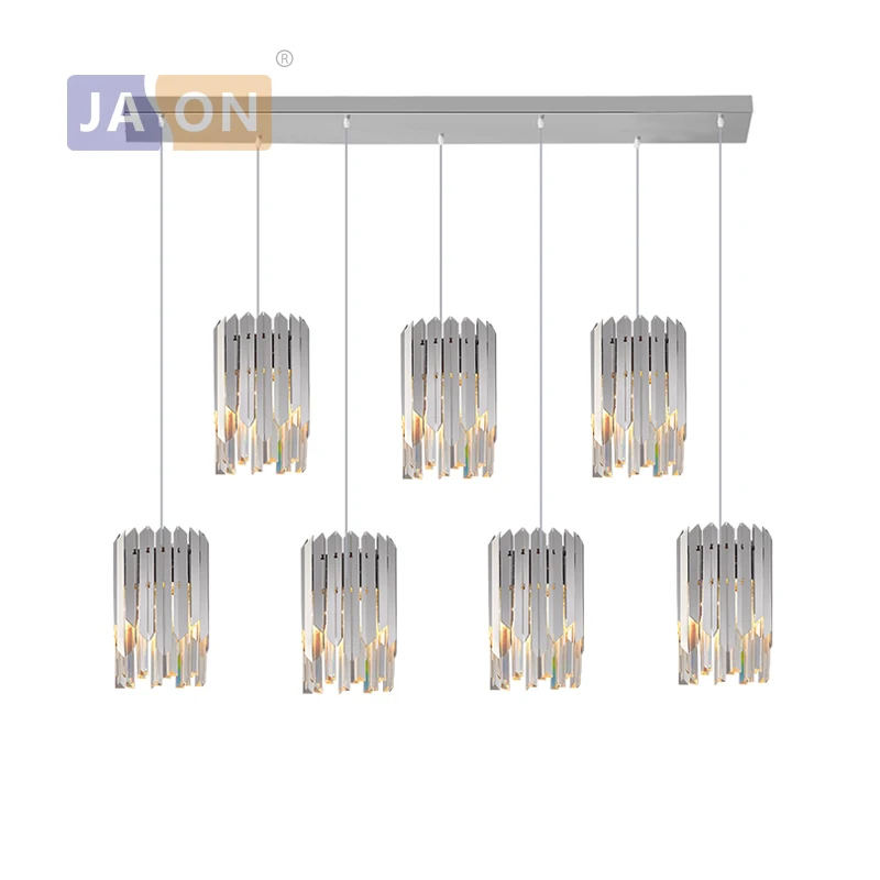 Современная светодиодная Овальная Круглая Подвесная лампа из нержавеющей стали