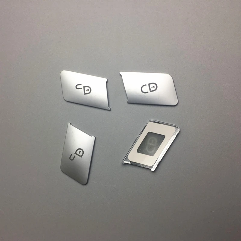 

4Pcs Car Door Unlock Buttons Sequins Decoration Cover Trim & 1 Pcs Car Abs Central Console Cup Holder Frame Trim