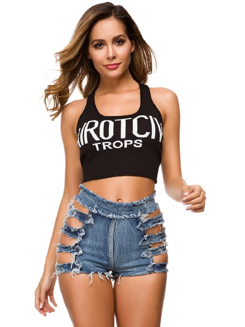 Женские рваные джинсовые шорты сексуальные брюки с дырками одежда для ночного