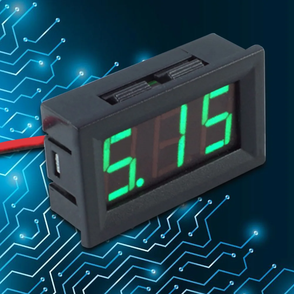 0.56inch LED Display DC 4.5-30V Two-wire Digital Voltmeter Multifunctional Practical Amp Volt Voltage Current Meter Tester | Инструменты