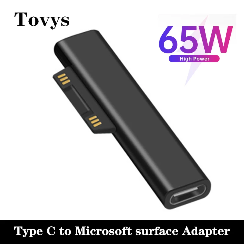 

USB Type C PD Converter 3A Fast Charging Type-C Adapter For Microsoft Surface Pro 3 4 5 6 Go Book 1 2 Laptop Charger Converter
