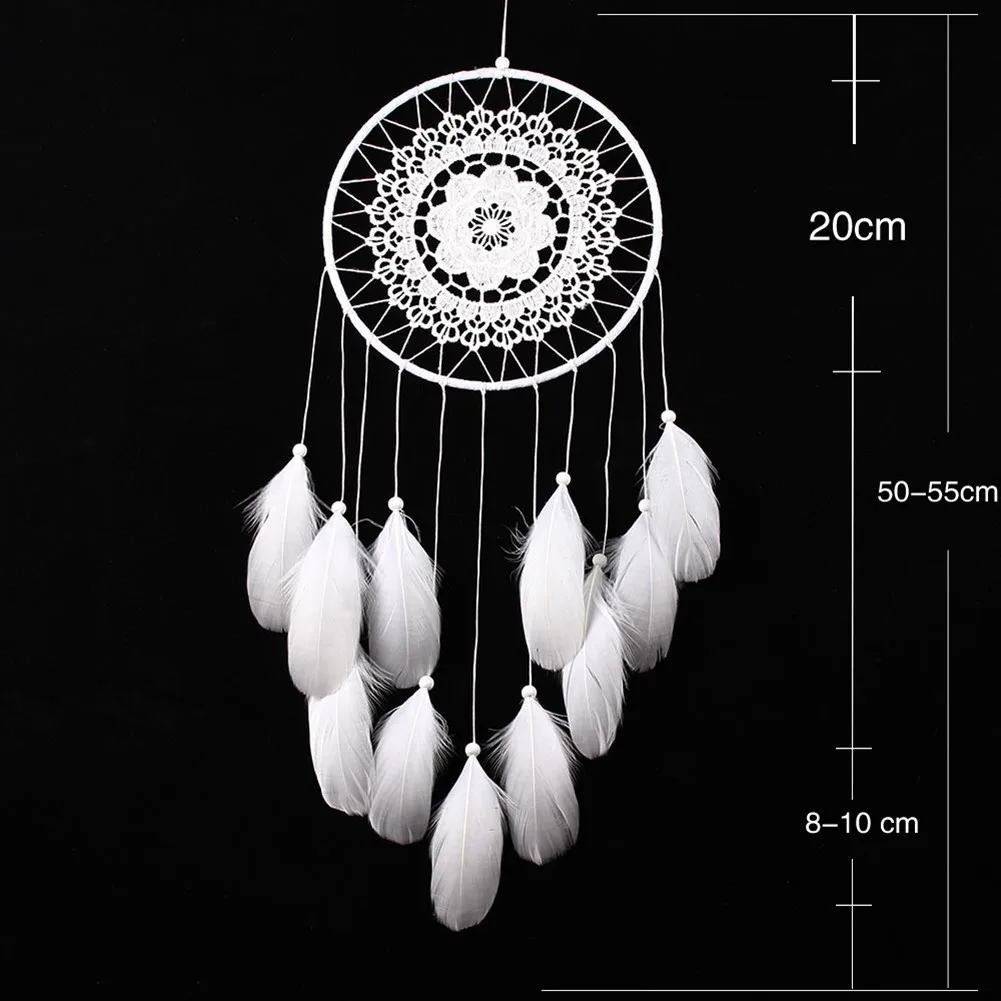 

Indian Ornaments Kids Knitted Large Ornaments Woven Bedroom Dreamcatcher