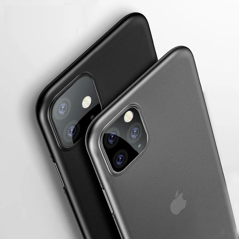 0 26 мм ультра тонкий оригинальный PP чехол для iPhone 11 Pro Max 11Pro 8 7 6 Plus Полный матовый