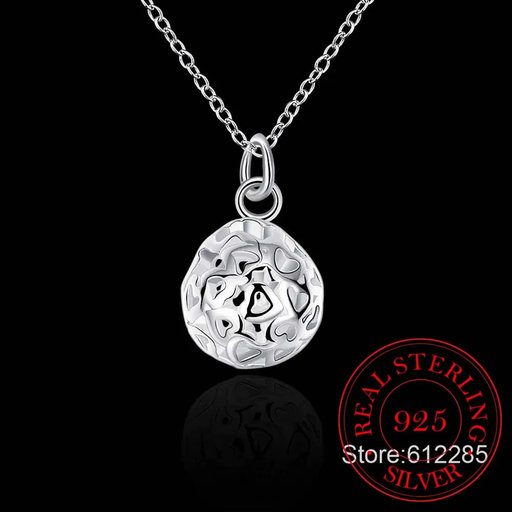 925 стерлингового серебра кулон по последним тенденциям модных классических