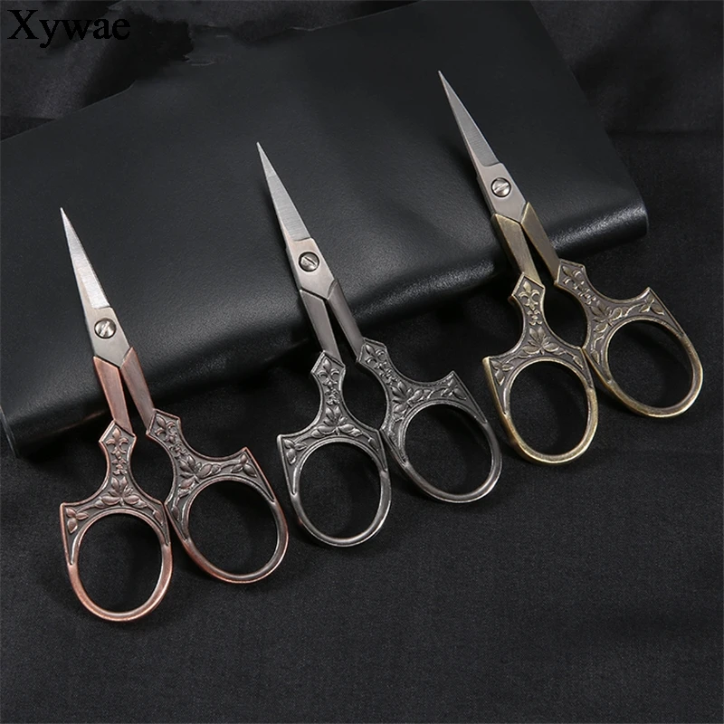 Zakka Винтаж в европейском стиле с цветочным принтом ножницы для рукоделия вышивка