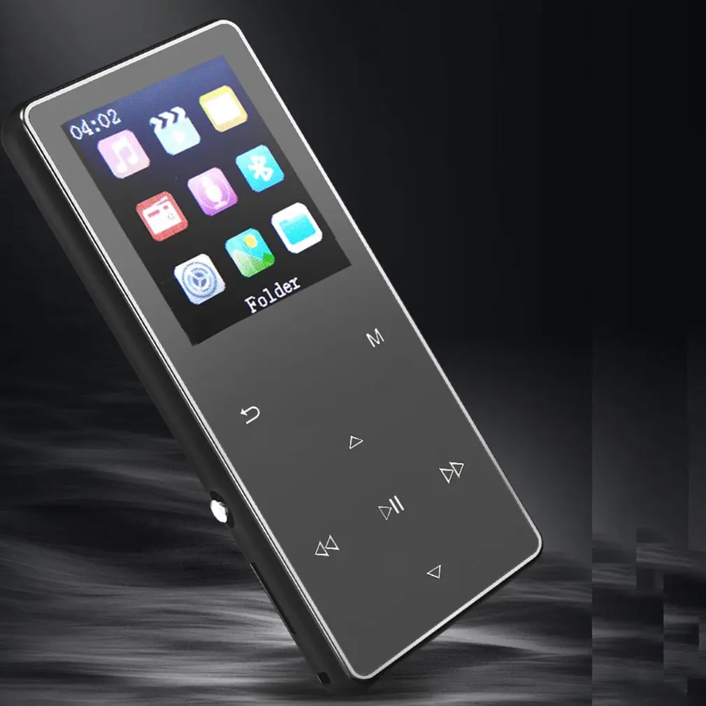 Роскошный Металлический MP4 плеер Bluetooth портативный тонкий MP3 медиа 1 8 дюймов ГБ/16