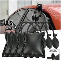 4pcs black airbag cushioned hand pump locksmith airbag hand diagnostic tool air pump wedge car window door entry