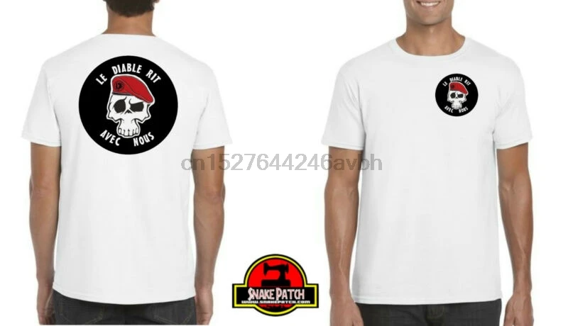 Футболка со шлейфом = s m l xl XXL LE DIABLE RIT AVEC NOUS TAP para RPIMa|Мужские футболки| |