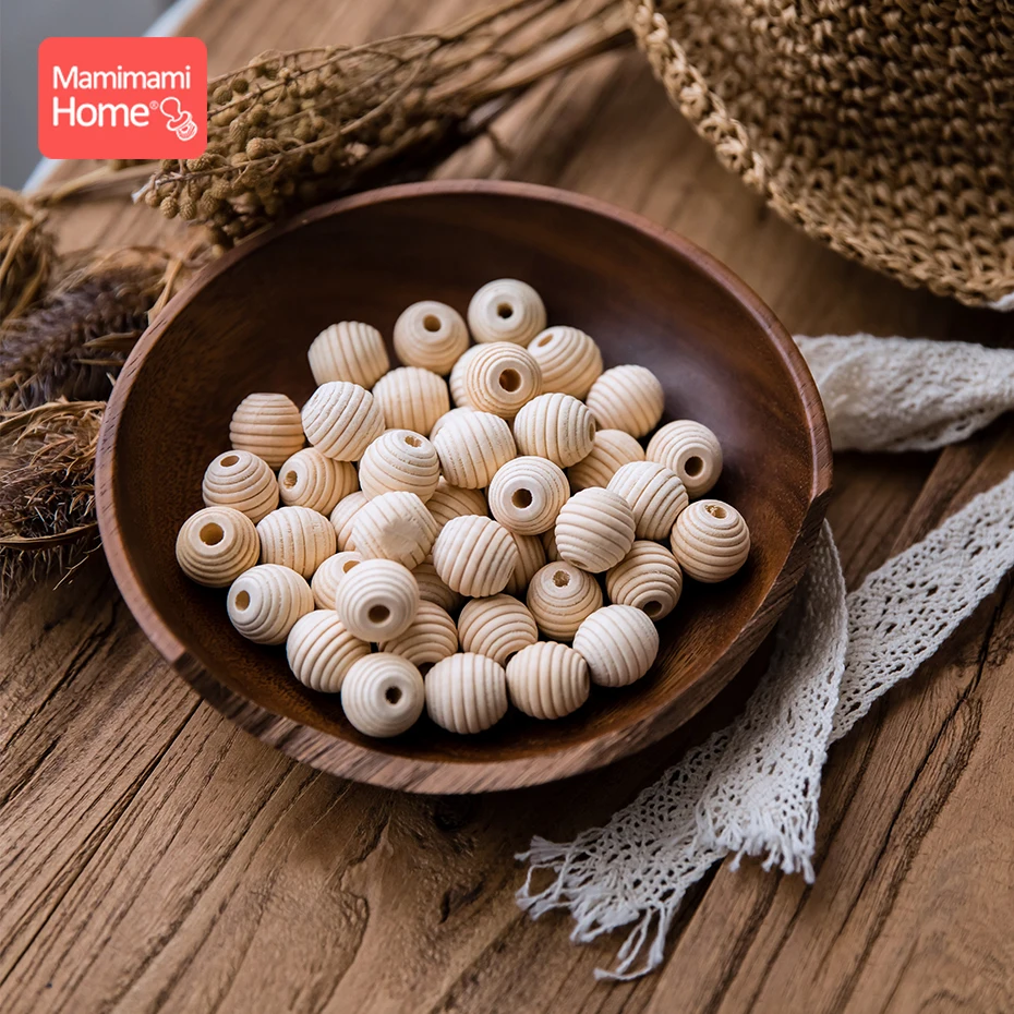 20 штук 18mm Дерево с резьбой для изготовления украшений своими руками кормящих