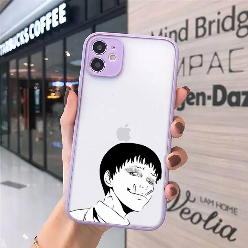 

Horror anime Junji Ito Collection Tees Phone Cases matte transparent For iphone 7 8 11 12 plus mini x xs xr pro max cover