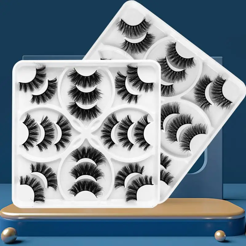 

10 пар Накладные ресницы 3D натуральные накладные ресницы драматический объем Накладные ресницы макияж ресницы для наращивания