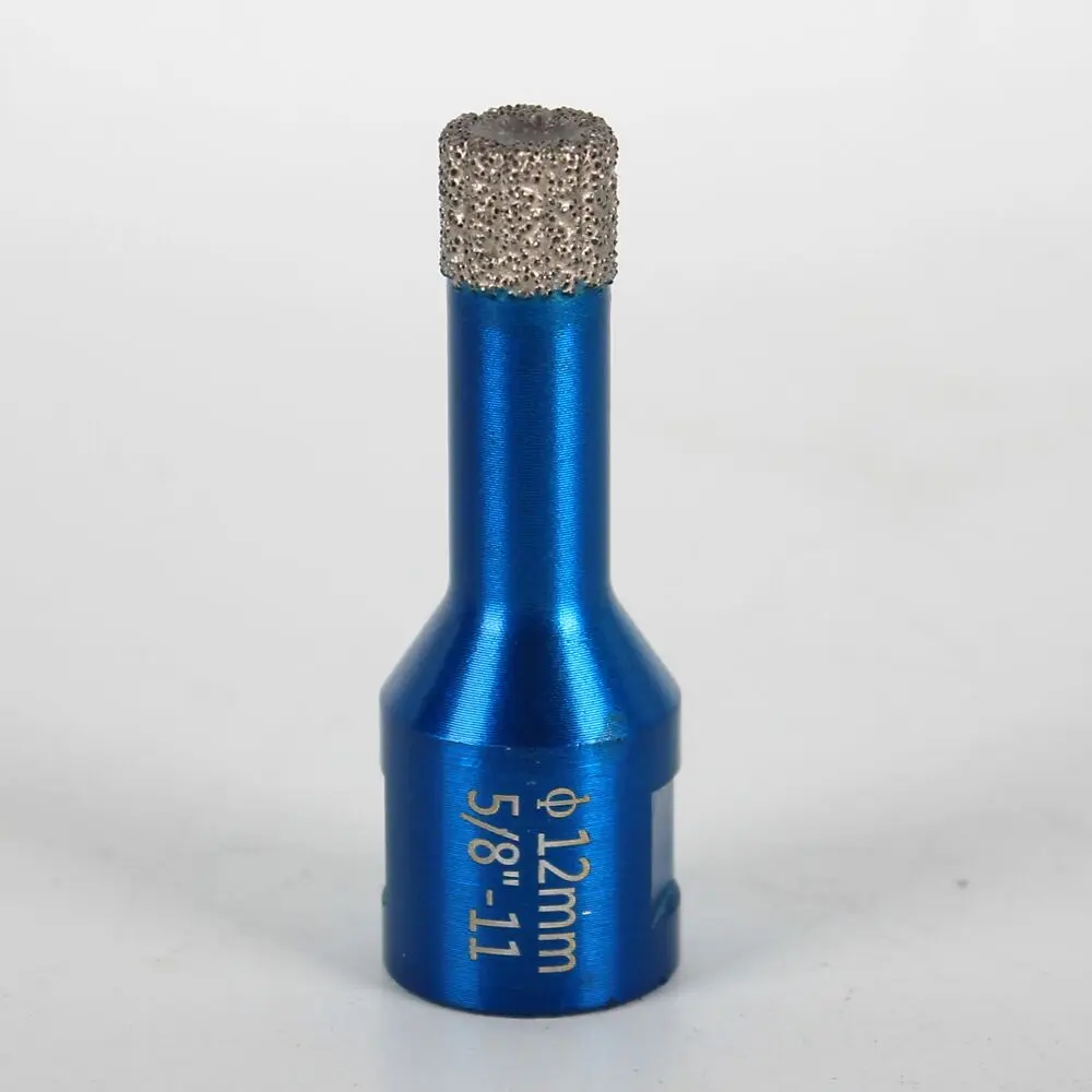 12mm 5 8-11US Raizi 1 шт. Вакуумные Паяные Алмазные коронки для плитки Гранит камень 6-14 мм Алмазное покрытие отверстие пилы инструменты - Цвет: 12mm 5 8-11US