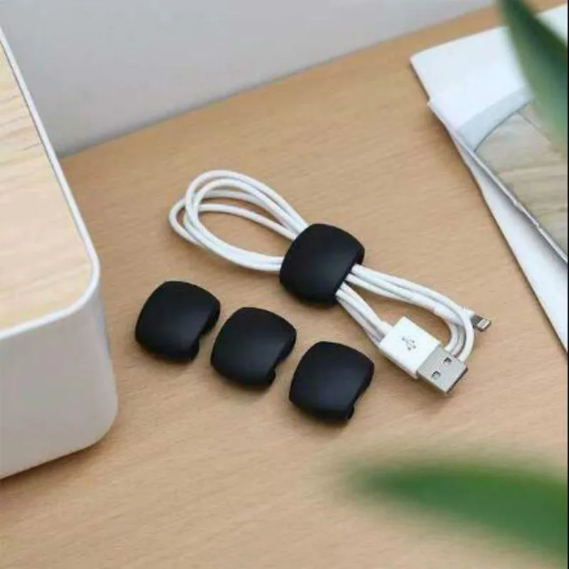 5 шт. однотонная намотка для кабеля органайзер настольный набор держатель