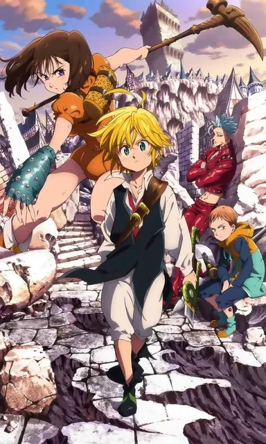 

Canvas Wall Art Anime Painting Seven Deadly Sins Escanor Ban Meliodas Poster Picture HD Print Nordic Living Room Home Decor
