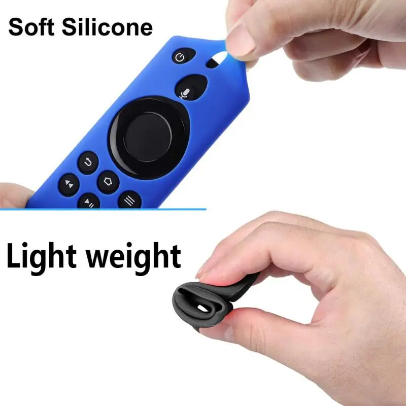 hot selling case 5 9 inch cover silicone sleeve shockproof anti slip replacement remote control case for amazon fire tv stick 4k free global shipping