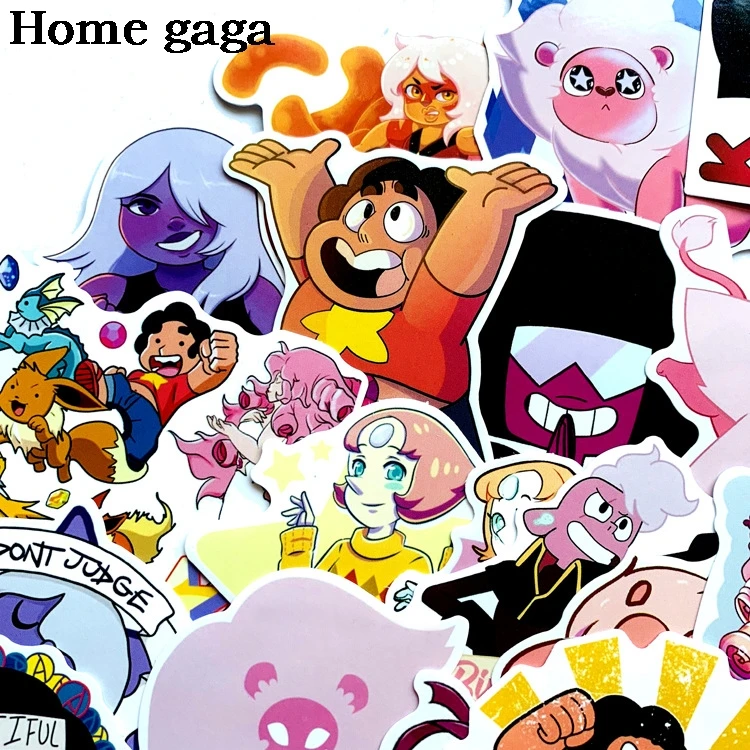 

D3485 Homegaga 63pcs Anime Stickers Cartoon Stickers Waterproof Suitcase DIY Scrapbook Laptop Guitar Skateboard Toys Stickers