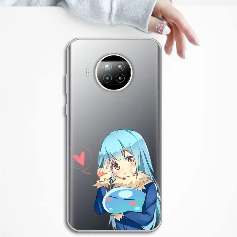 

Rimuru Tempest Phone Case Transparent for Xiaomi mi Redmi note 10 t 8 9 pro lite 11 Samsung S 8 9 10 20