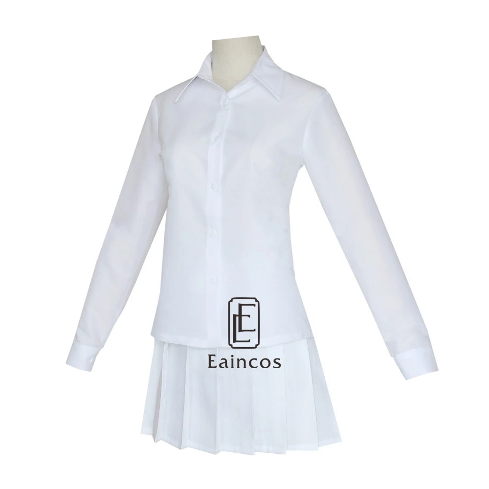 Костюмы для Хэллоуина и косплея "Обещанный Никогда не Вернуться": Эмма, Норман, Рэй, студенческие униформы и парики с татуировками.