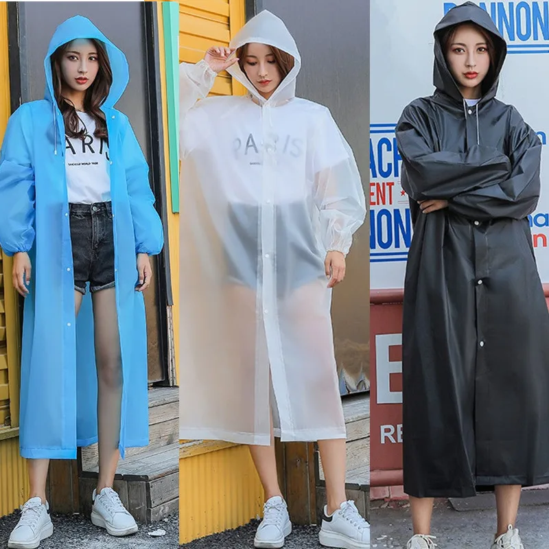 

Fashion thickened one piece raincoat environmental protection outdoor travel protection portable raincoat raincoat rain poncho